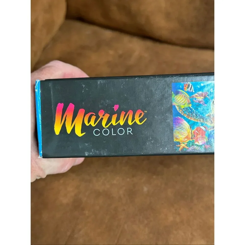 Buffalo Games Marine Color Tiny Bubbles 1000 Piece Puzzle Sea Turtle Sealed